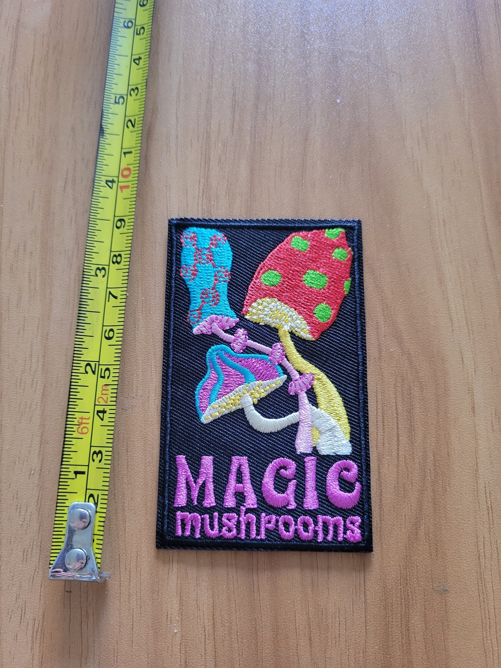 🎃BUY 2 GET 1 FREE🎃Magic Multicolor Mushroom Patch with Pink Logo